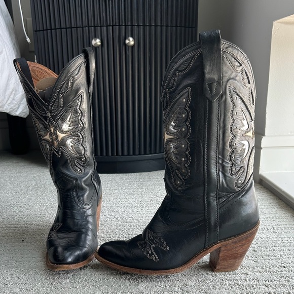 Vintage Capezio Girl Butterfly Boots - Picture 1 of 4